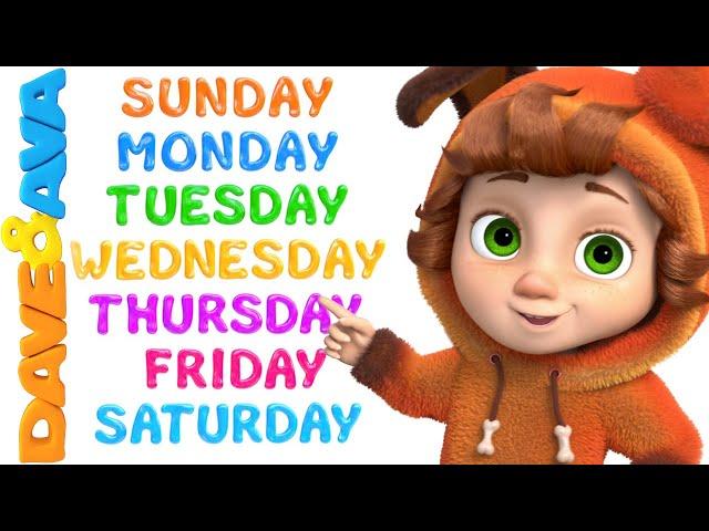  Days of the Week | Nursery Rhymes & Baby Songs by Dave and Ava 