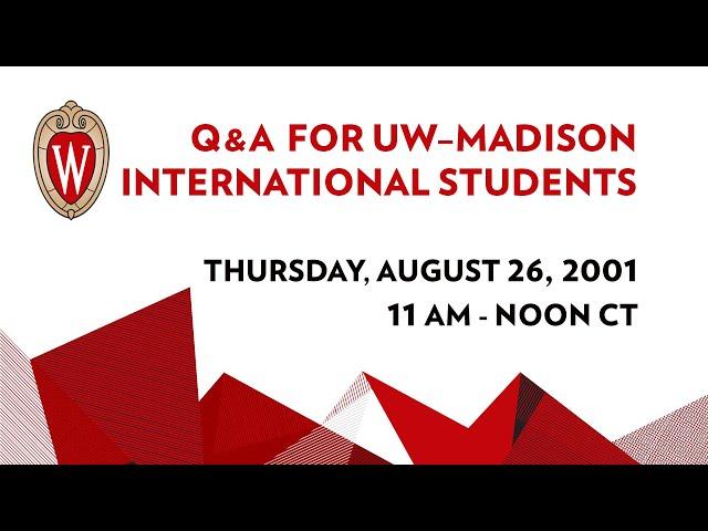 Health and Safety Questions and Answers for UW-Madison International Students