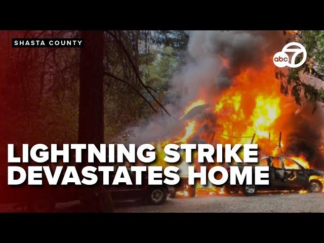 Oak Run man loses home to lightning strike after surviving 2018 Camp Fire