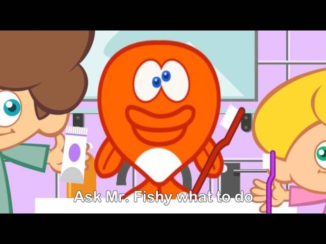 Brush your teeth / Lave tes dents  - apprendre l'anglais avec une comptine - sous-titres