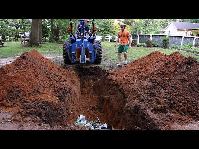 Psycho Dad Buries Video Games