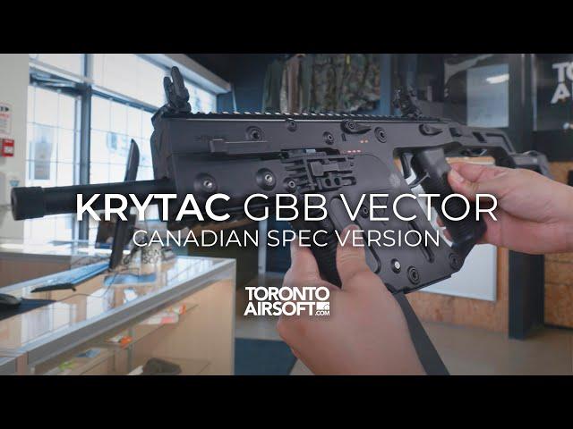 Canadian Spec Krytac Gas Vector. Toronto Airsoft .com