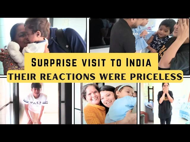 Suprising our family in India | Surprise visit to India | Priceless reactions of our Family members