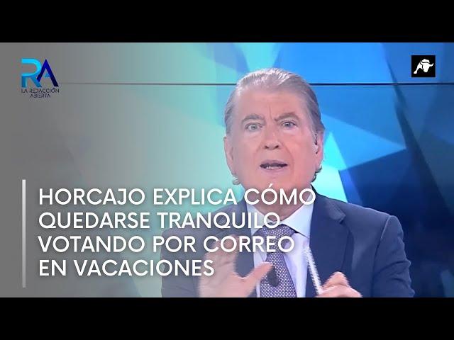 Xavier Horcajo explica cómo quedarse tranquilo votando por correo en vacaciones