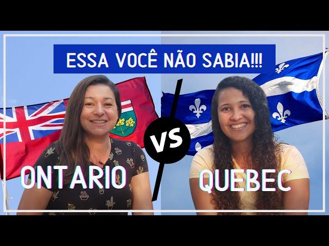 QUEBEC vs ONTARIO | CURIOSIDADES E DIFERENÇAS com @NathBruno