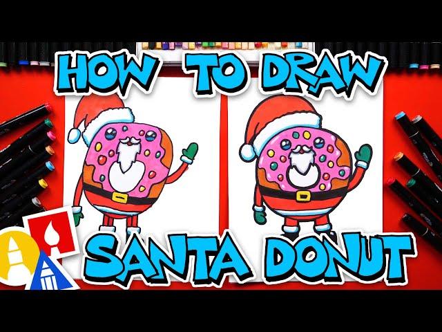 How To Draw Santa Donut