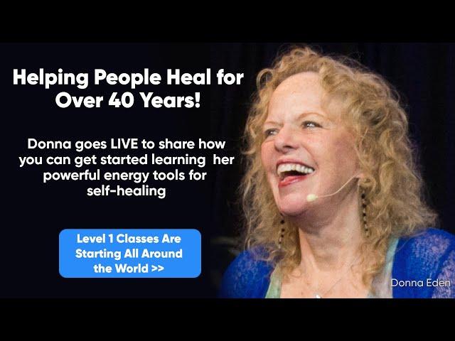 Donna goes LIVE to share how you can learn her energy healing techniques.