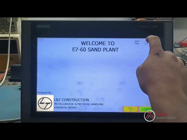 SIEMENS MAKE HMI TP1200    model no : 6AV2 124-0MC01-0AX0