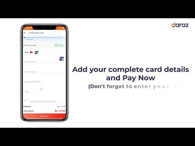 Shop With Union Pay On The Daraz App | DarazPK