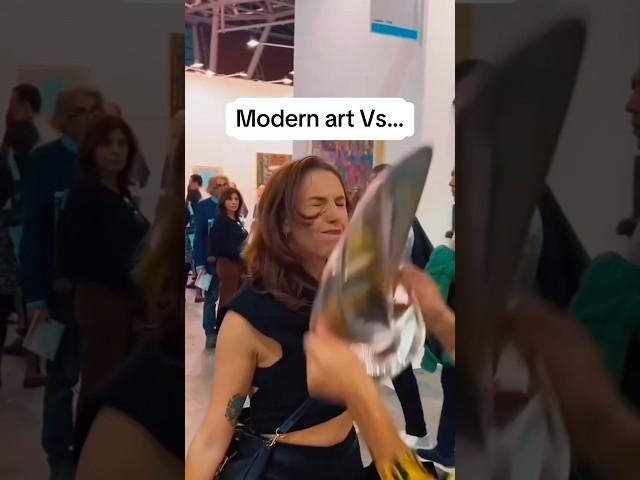Modern “art” vs… #jesus #art #christian