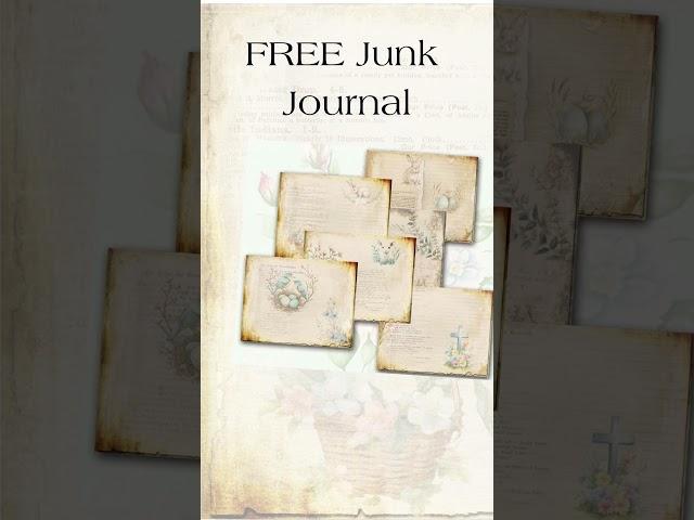 Free Junk Journal Download, Only at Rustic Playground #freebies #giveaway #junkjournal