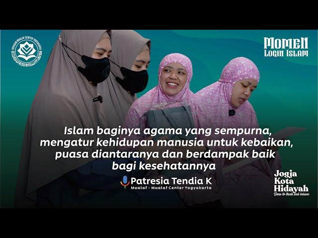  PATRESIA TENDIA LOGIN ISLAM DI MCY | HAPPY MUALAF |  MUALAF CENTER YOGYAKARTA