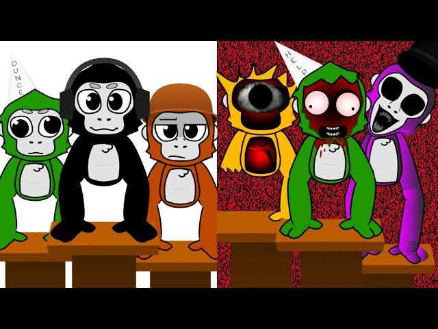 Incredibox - BANANA | Normal Vs Horror Versions | Fanmade Mods