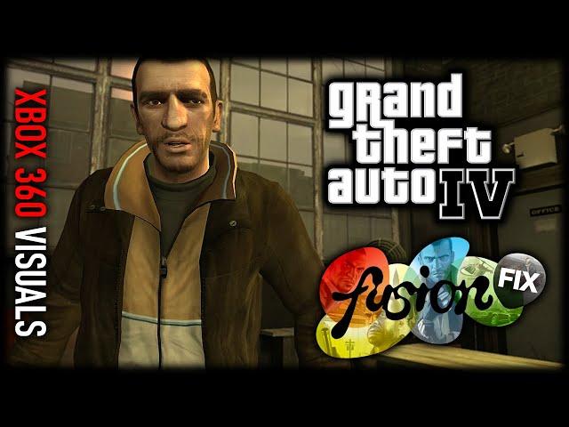 Grand Theft Auto IV: FusionFix + Console Visuals | Xbox 360 Settings