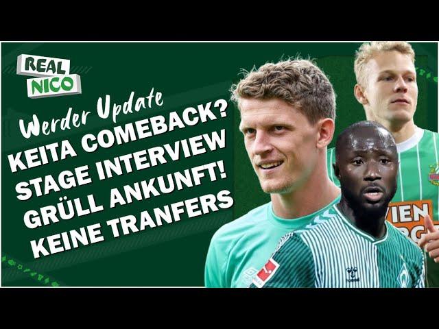 KEITA Comeback?/ Grüll Ankunft / KEINE TRANSFER / Stage Interview