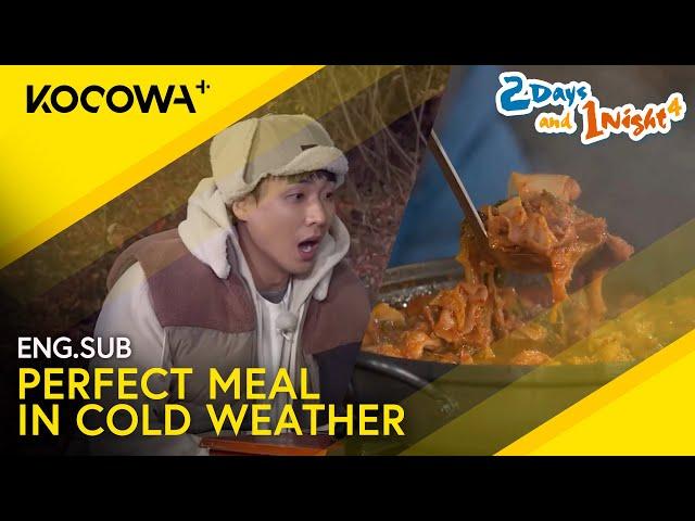 What's The Best Meal In -2 Celcius Weather? Gopchang Hotpot! | 2 Days And 1 Night 4 EP253 | KOCOWA+