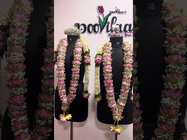 Premium wedding garlands @Poovilaa  contact:9585616539