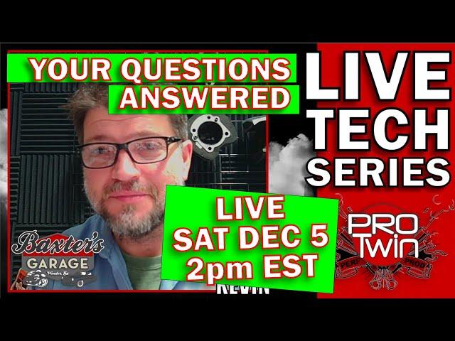Harley Live Tech Talk Q&A Hangout - Kevin Baxter - Pro Twin Performance