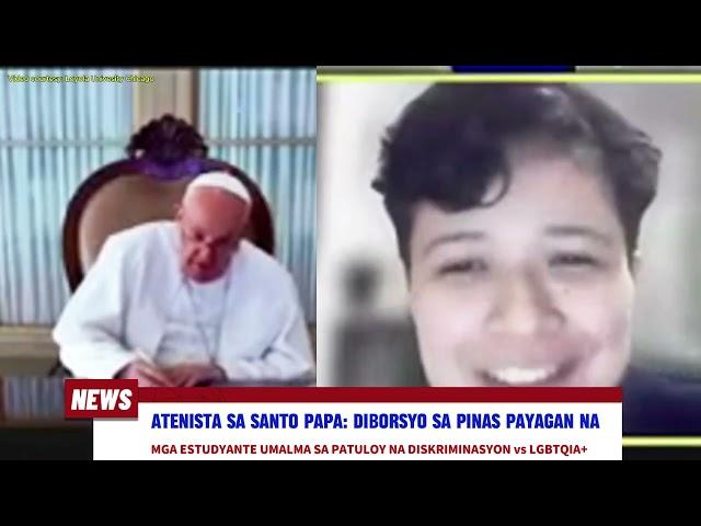 Atenista sa Santo Papa: Diborsyo sa Pinas payagan na