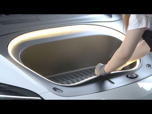 How to Install TPARTS Frunk LED Strip for Tesla Model 3 Highland 2024