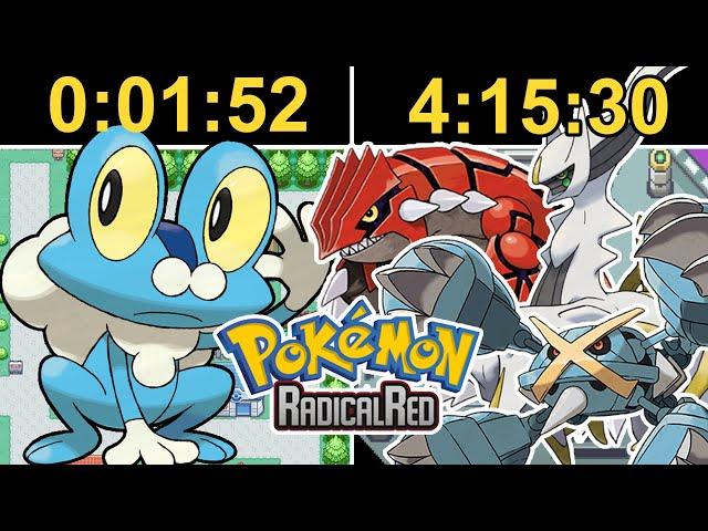 คนที่สปีดรันเกมโปเกม่อนที่ยากที่สุด | POKEMON RADICAL RED SPEEDRUN REACTION