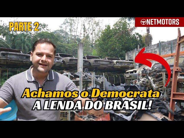 CASARÃO COM CARROS ABANDONADOS PT2 - ACHAMOS O DEMOCRATA  A LENDA DO BRASIL !!! VEJA