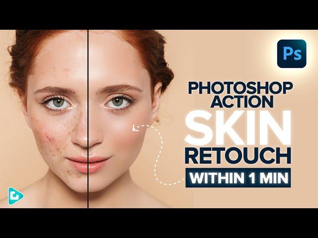 Photoshop Action - Skin Retouch || High End Skin Retouching - Photoshop Tutorial