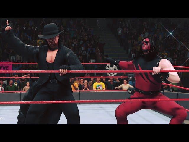 Brothers of Destruction Entrance Funny 4  (Undertaker and Kane)