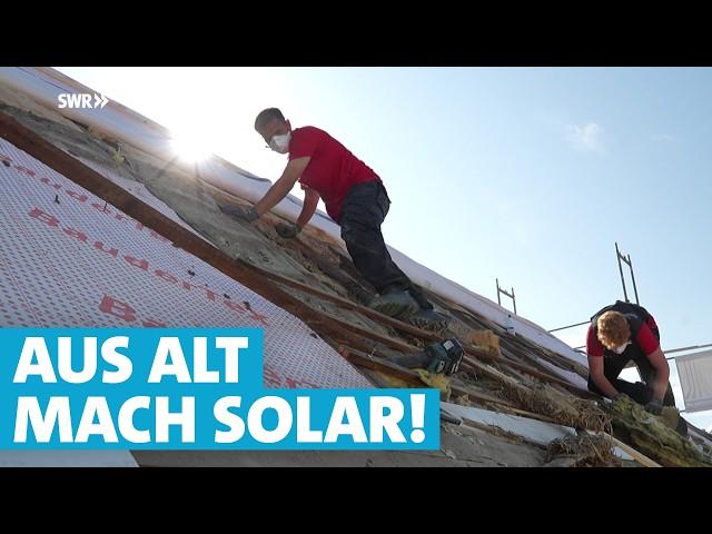 Integrierte PV-Anlage für 200 Jahre altes Haus  Dachsanierung mit Photovoltaik