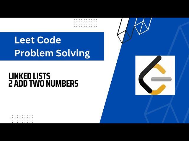 LeetCode 2 Add two numbers