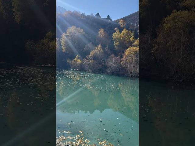 Feroza Lake Naltar Valley #lake #mountains #nature #wilderness #blue #bikelover #autumn