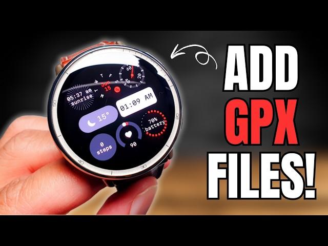 How to Add GPX Maps On Amazfit Active 2?