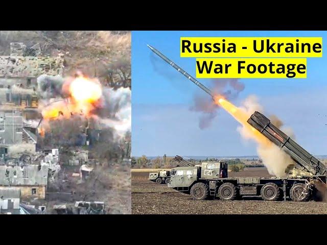  Russia - Ukraine War Footage | Russian Military Offensive Compilation Video 2024