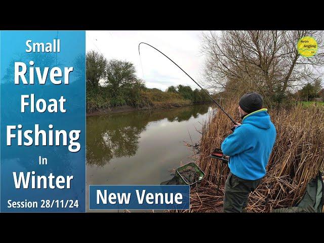 Wonderful Waggler Float Fishing On A New River - River Kenn - Clevedon FAC - 28/11/24 (Vid 536)