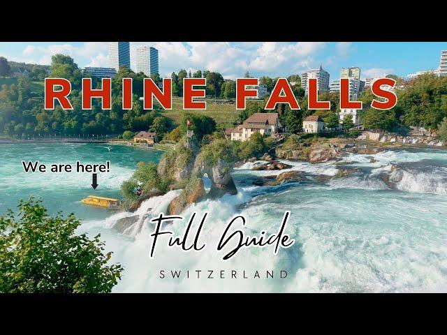 Rhine Falls, Switzerland| BEST Zurich Day Trip | Watch BEFORE You Go