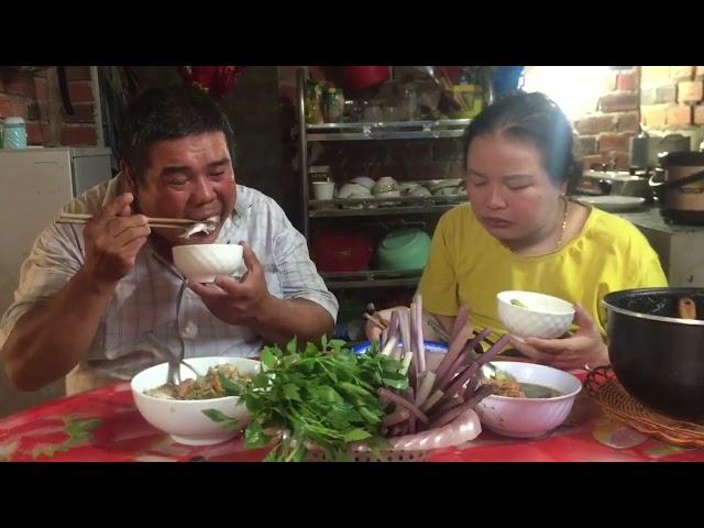 Bữa nay làm món cá kho mắm ăn cơm ngon quá / vợ chồng Tuấn sumo