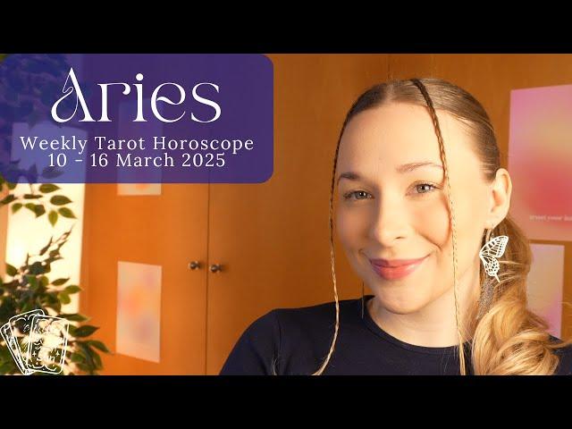 Aries ️ Breaking A Chaotic/Repetitive Cycle!  March 2025 Weekly Tarot Horoscope