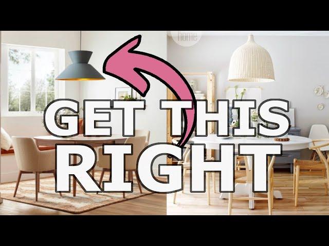 Lighting 101 // How to pick the right size light for your space!