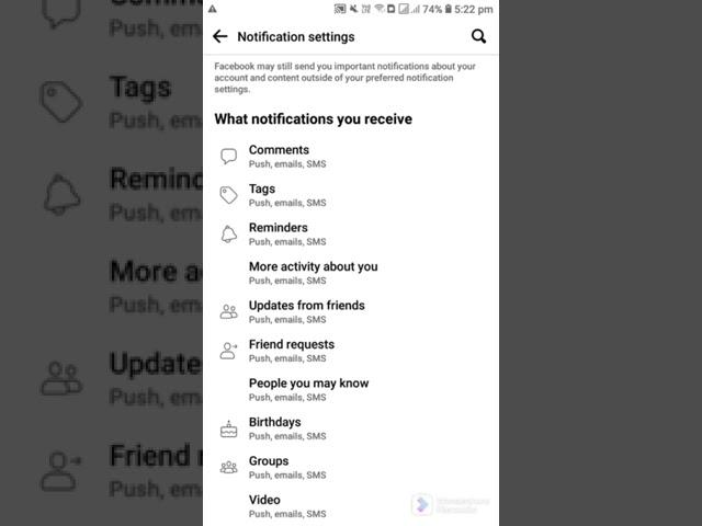 #shorts || How to Turn Off/Disable Facebook Notification ||Facebook ka Notification band kaise kare