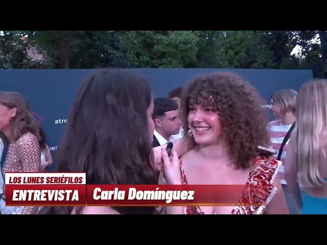 Los Lunes Seriéfilos | Carla Domínguez en la alfombra del 5º Aniversario de atresplayer