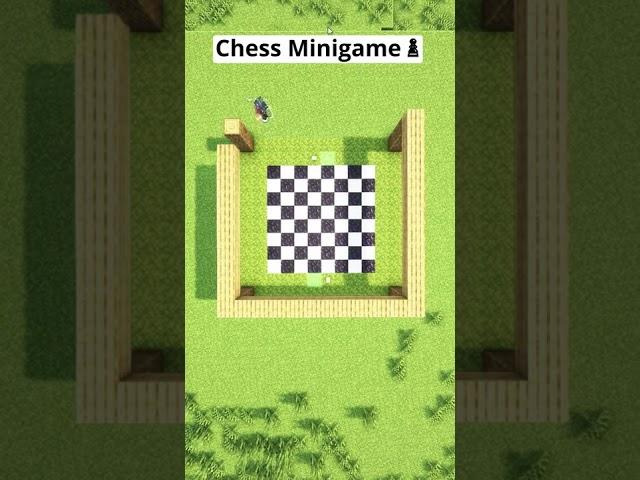 Minecraft Chess Minigame️(Does it actually WORK?) #Shorts