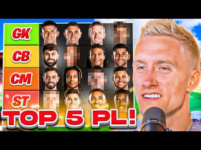 RANKING The Top 5 PL Players in EVERY Position 23/24