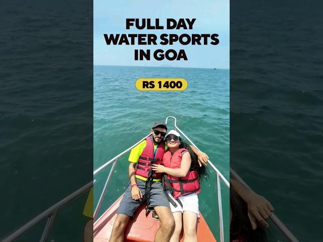 full day water sports in Goa #watersports #goa