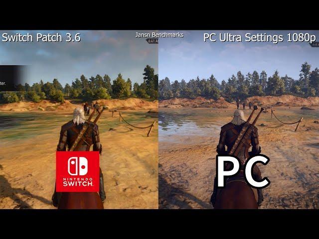 The Witcher 3 Nintendo Switch VS PC Ultra Settings | Graphics Comparison