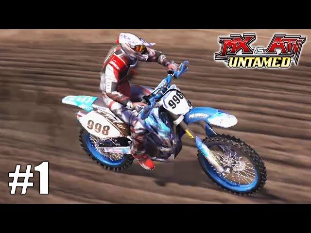 MX vs. ATV Untamed  - Xbox 360 / Ps3 Gameplay Playthrough X- Cross Tournament PART 1