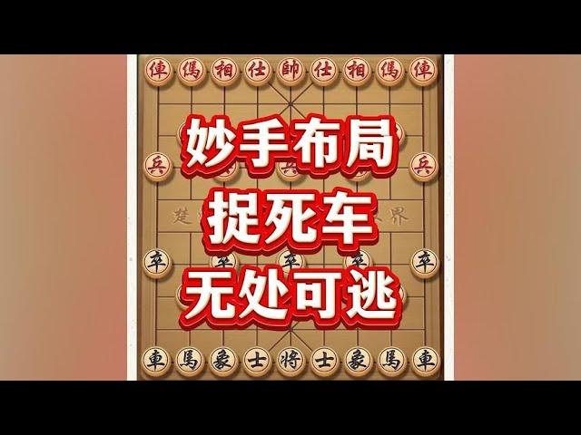 妙手布局，捉死车#喜欢象棋关注我 #象棋思路与技巧 #象棋游戏