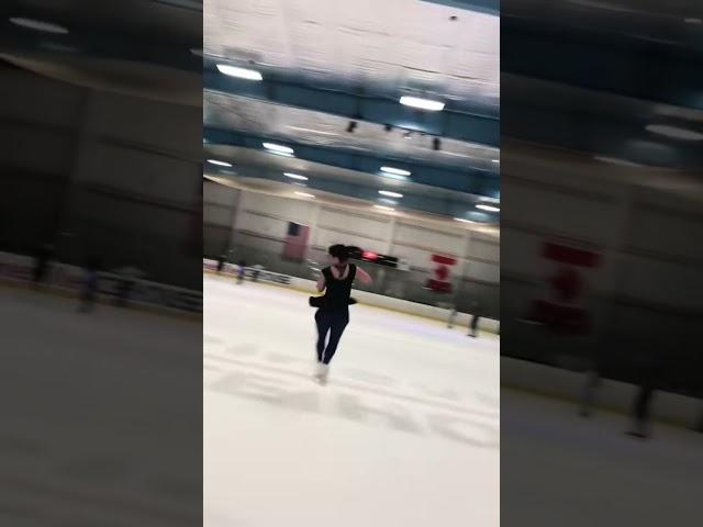 Skating at a new rink.  #skating #figureskating #progess #training #adult #axel #lutz #figureskater