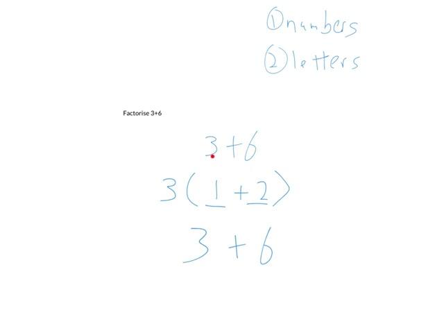 Factorising Algebraic Fractions - Basic