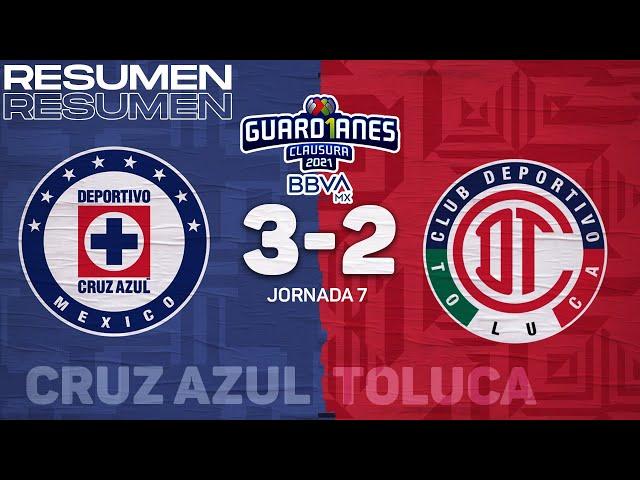 Resumen y goles | Cruz Azul 3-2 Toluca | Torneo Guard1anes 2021 BBVA MX J7 | TUDN