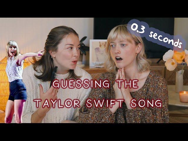 Guessing Taylor Swift songs in 0.5 SECONDS !!! (can we do it?)